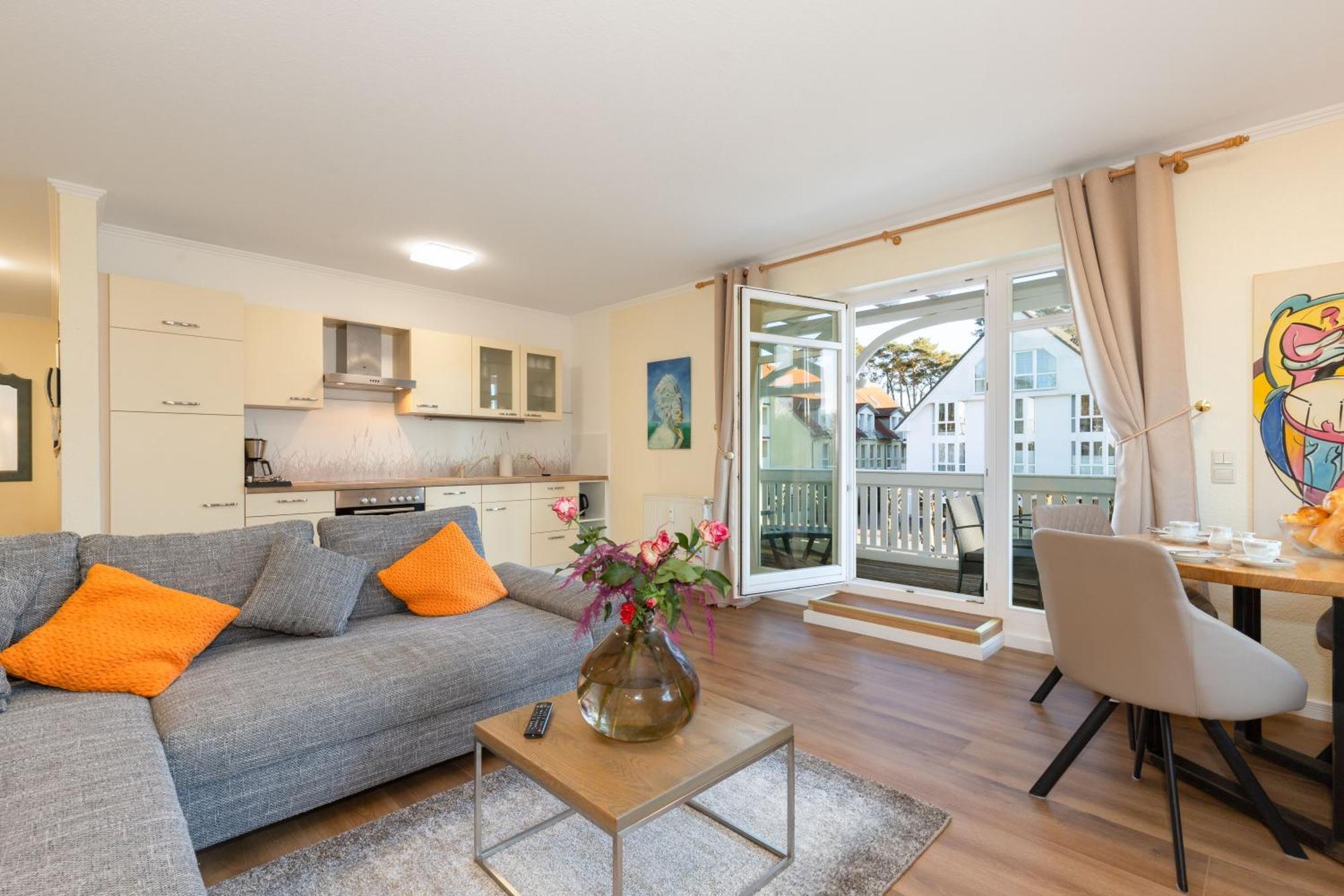 Mit Super Balkon In Homestay Baabe
